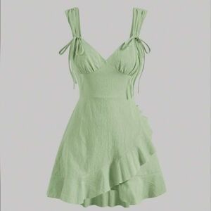 SHEIN Sage Green Dress